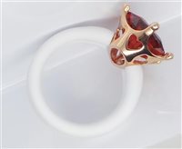 Anello Moviestone Donna in Argento Quarzo OVERGOCCIA02-14 - OVERGOCCIA02-15